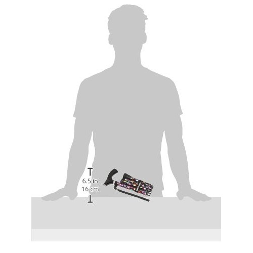 Switch Sticks Walking Cane for Men or Women, Foldable and Adjustable from 32-...