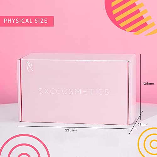 SXC Cosmetics G-45 Pink Gel Nail Polish Kit with XXL Nail Tips and Glue Gel N...