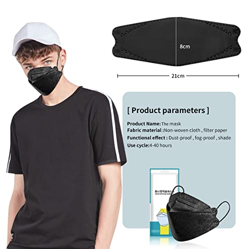 10/50/100 PCS KF_94_Másk for Adult Face_Mẵsk 3D Design 4 Layer Non-Woven KF_9...