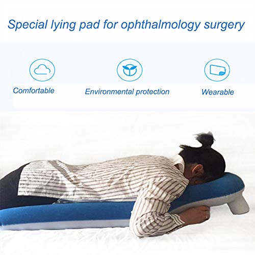 Face Down Pillow After Eye Surgery, Inflatable Retinal Detachment Pillow, Por...