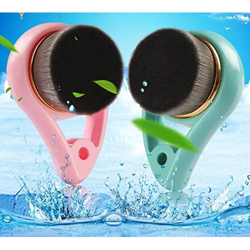 1PCS Beauty Brush Comma Shape Hangable Bamboo Charcoal Soft Bristles Deep Por...