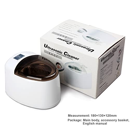 Portable Ultrasonic Cleaner Denture/Aligner/Retainer Cleaner for All Dental A...