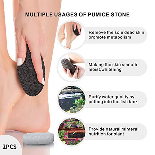 Symlis Natural Pumice Stone for Feet - Lava Callus Remover Feet - Health Foot...