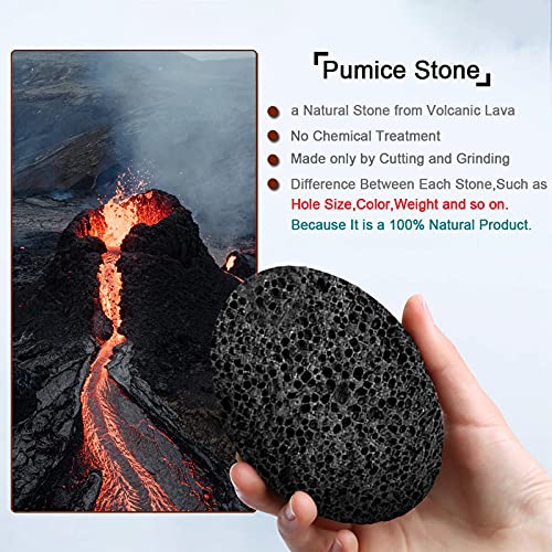 Symlis Natural Pumice Stone for Feet - Lava Callus Remover Feet - Health Foot...