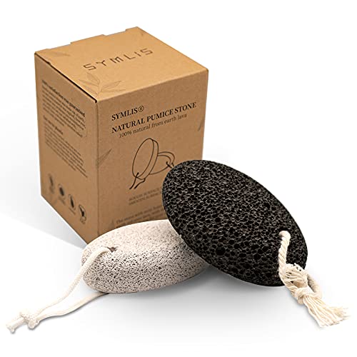 Symlis Natural Pumice Stone for Feet - Lava Callus Remover Feet - Health Foot...