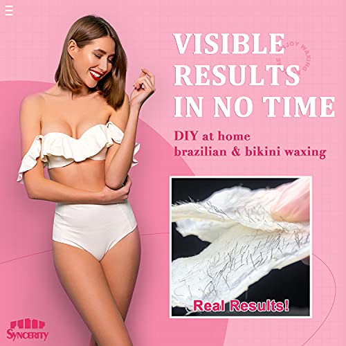 Waxing Kit, Syncerity Hair Removal Wax Warmer Kit for Sensitive Skin, All-In-...