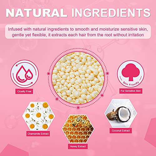 Waxing Kit, Syncerity Hair Removal Wax Warmer Kit for Sensitive Skin, All-In-...