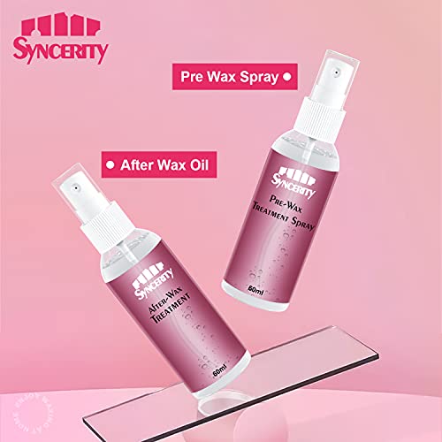 Waxing Kit, Syncerity Hair Removal Wax Warmer Kit for Sensitive Skin, All-In-...