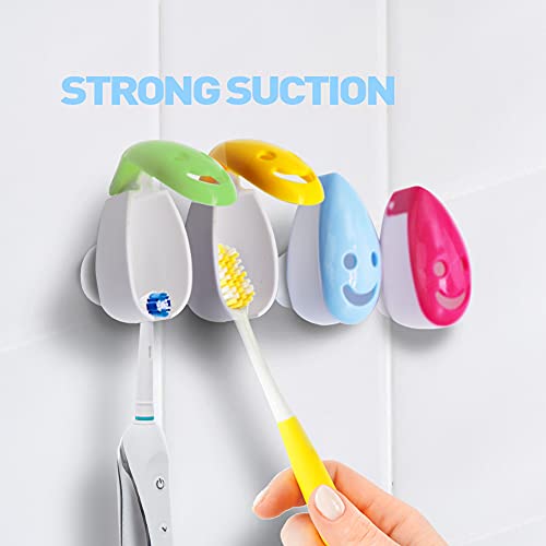 SYNCHAIN Toothbrush Holder Cover, 6pcs Toothbrush Head Cover Case Cap Suction...