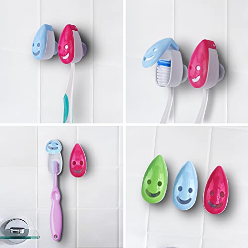 SYNCHAIN Toothbrush Holder Cover, 6pcs Toothbrush Head Cover Case Cap Suction...