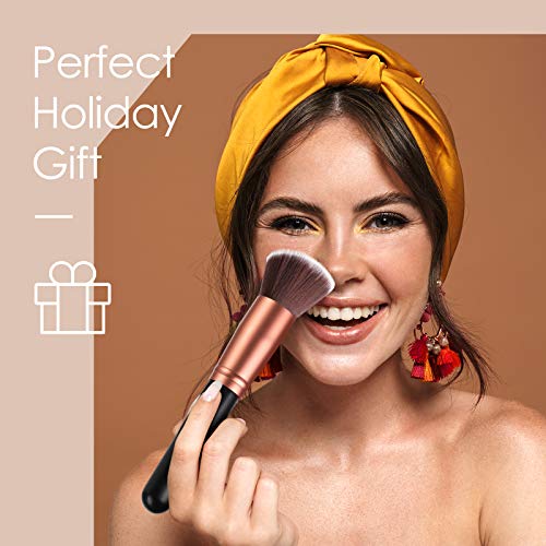 Syntus Makeup Brush Set, Premium Synthetic Foundation Powder Kabuki Blush Con...