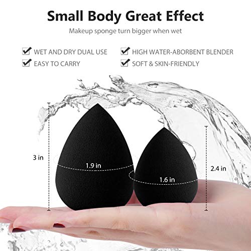 Syntus Makeup Sponge Set, 10 Pcs Beauty Foundation Sponges Blending Latex-fre...