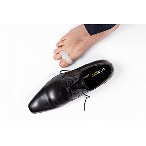 SYNXBODY SynxGeli Big Toe Gel Toe Separators - Toe Spacers for Bunions & Hamm...