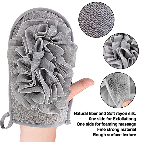 2 Packs Bath Sponge,Sponge Loofah Body Scrubber,Shower Pouf Cleaning Loofah S...