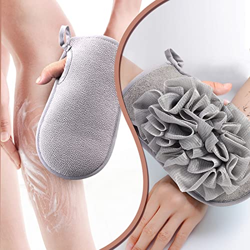 2 Packs Bath Sponge,Sponge Loofah Body Scrubber,Shower Pouf Cleaning Loofah S...