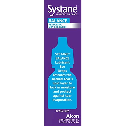 Systane Balance Lubricant Eye Drops, Restorative Formula, Twin pack, 0.33 Flu...