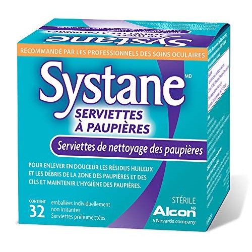Systane Lid Wipes - Eyelid Cleansing Wipes - Sterile, Count of 32