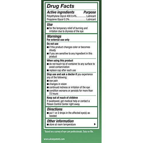 Systane Long Lasting Lubricant Eye Drops, 1 Fl. Oz (Pack of 1)