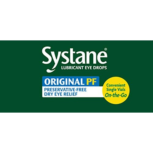 Systane Long Lasting Lubricant Eye Drops Vials Eye Drops, 30 Count, 0.7 ml (P...