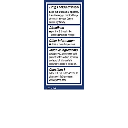 Systane Lubricant Eye Gel, Nighttime, 0.35-Ounces (package may vary)