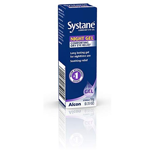 Systane Lubricant Eye Gel, Nighttime, 0.35-Ounces (package may vary)