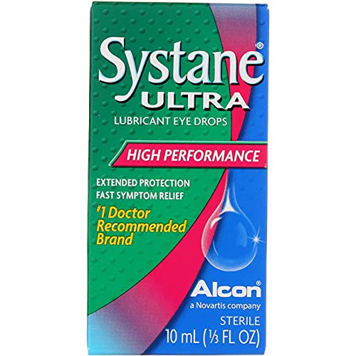Systane Ultra Eye Drops Lubricant High Performance, 0.33 FL OZ., 10mL- 3pk