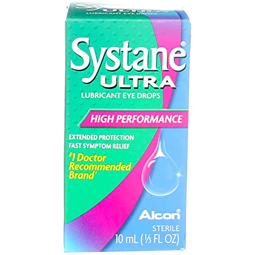 Systane Ultra Eye Drops Lubricant High Performance, 0.33 FL OZ., 10mL- 3pk