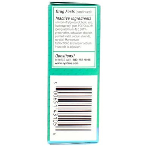 Systane Ultra Eye Drops Lubricant High Performance, 0.33 FL OZ., 10mL- 3pk