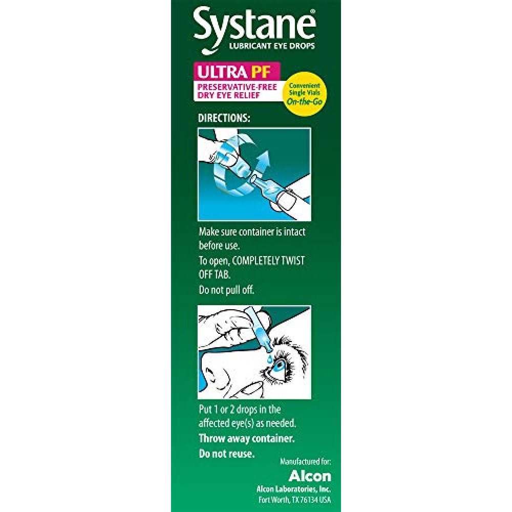 Sysane Ultra Systane Ultra Lubricant Eye Drops, 25 Count