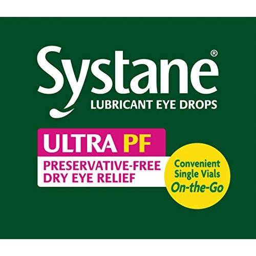 Systane Ultra Lubricant Eye Drops, 60 Count (Pack of 1), Packaging may vary