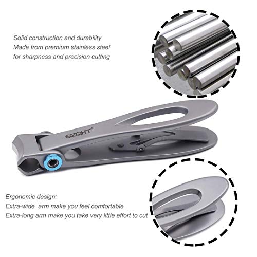 SZQHT 15mm Wide Jaw Opening Nail Clippers for Thick Nails,Finger Nail Clipper...