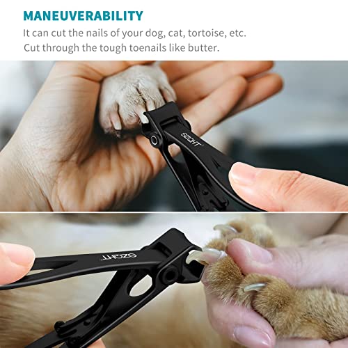 SZQHT Ultra Wide Jaw Opening Nail Clippers Set Toenail Clippers for Thick Nai...