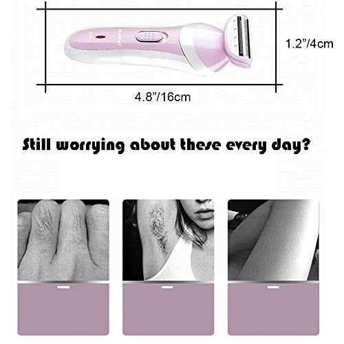 Woman Shaver, Ladies Electric Shaver, Wet/Dry Rechargeable Cordless Women's R...