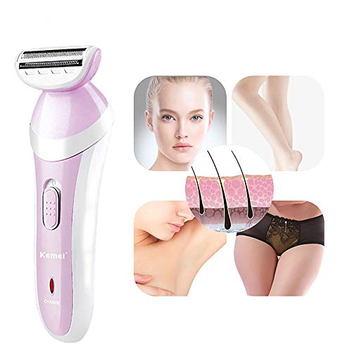 Woman Shaver, Ladies Electric Shaver, Wet/Dry Rechargeable Cordless Women's R...