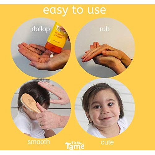 T is for Tame – Taming Spray & Matte Cream with Soft Bristle Brush | All-Natu...