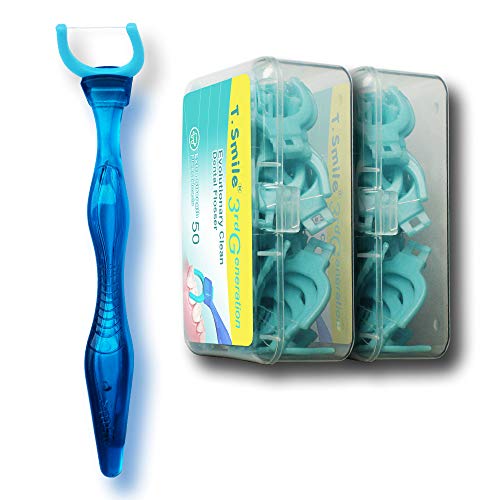T.Smile Evolutionary Clean Dental Flossers, Kit of Handle(s) Plus Refillable ...