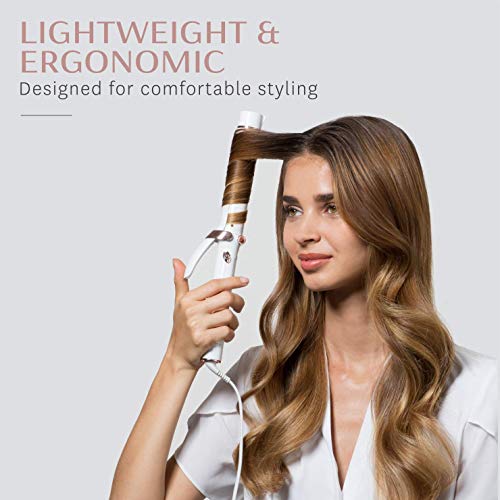 T3 - SinglePass Curl 1 ¼" Professional Curling Iron Custom Blend Ceramic Curl...