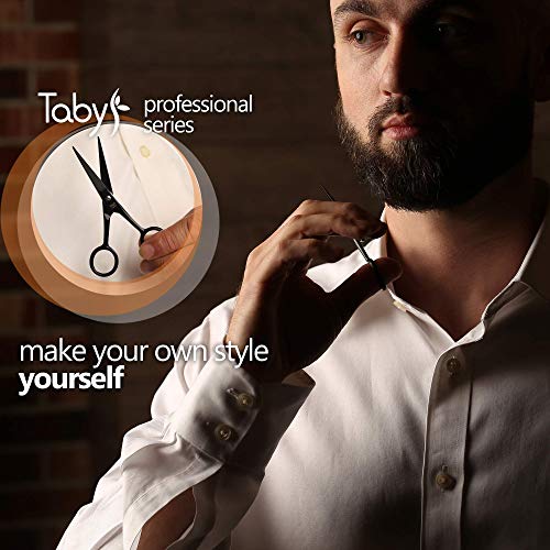 Scissors Hair Cutting - Small Travel Facial Hair Scissor for Eyebrows, Nose, ...