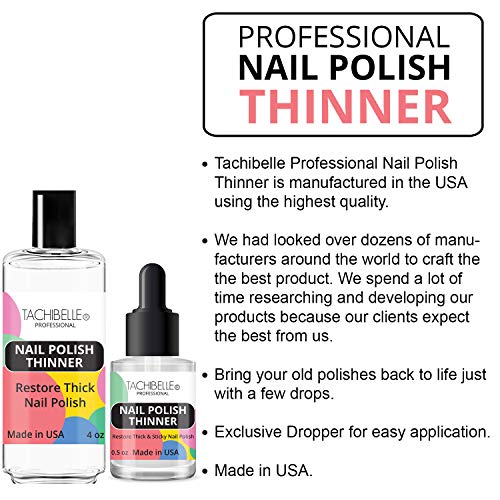 Tachibelle Nail Polish Thinner - Bring your old polishes back to life Refill ...
