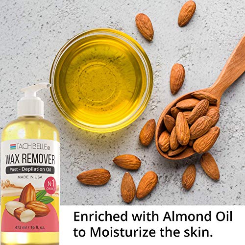 Tachibelle Waxing Kit Wax Remover Oil Enriched with Almond Oil, Soothing Skin...