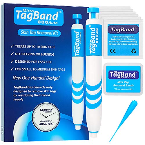 Auto TagBand Micro Skin Tag Remover Device for Small Skin Tags. Easy Applicat...