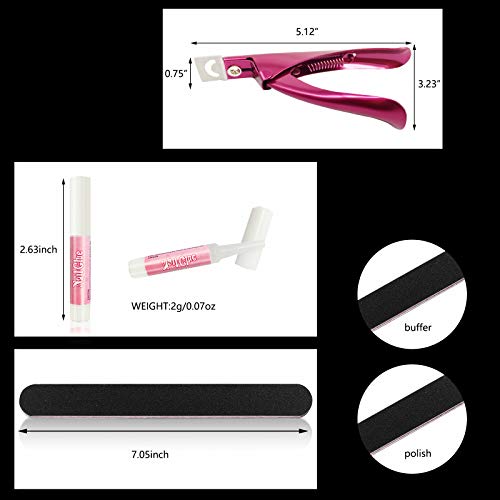 16 Pcs Nail Glues Set,10 PCS Nail Glue For Acrylic Nails,Adhesive Super Bond ...