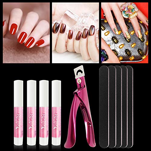 16 Pcs Nail Glues Set,10 PCS Nail Glue For Acrylic Nails,Adhesive Super Bond ...