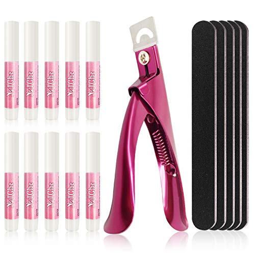 16 Pcs Nail Glues Set,10 PCS Nail Glue For Acrylic Nails,Adhesive Super Bond ...