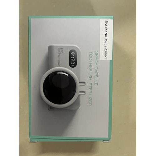 TAISHAN UV Sanitizer Toothbrush Case，Portable Mini Toothbrush Holder With Fa...