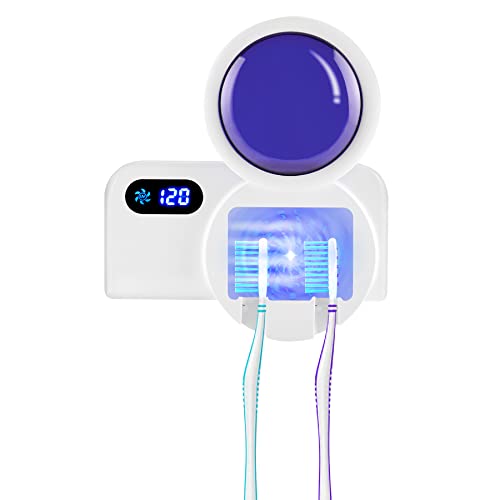 TAISHAN UV Sanitizer Toothbrush Case，Portable Mini Toothbrush Holder With Fa...