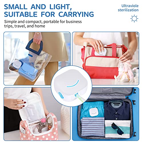 TAISHAN UV Sanitizer Toothbrush Case，Rechargeable Portable Mini Toothbrush H...