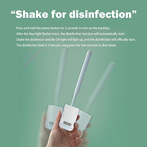 TAISHAN UV Sanitizer Toothbrush Case，Rechargeable Portable Mini Travel Tooth...