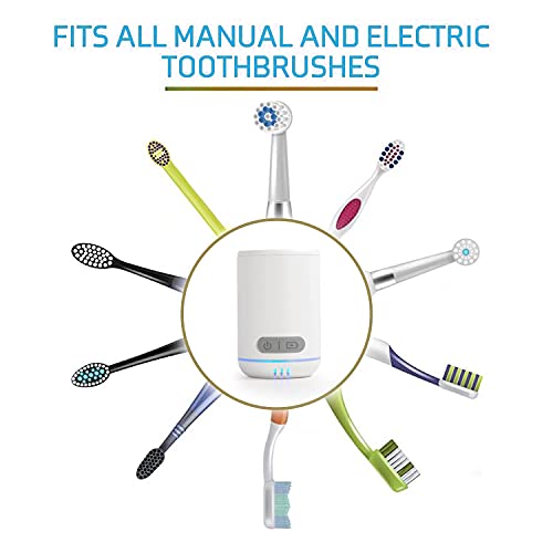 TAISHAN UV Sanitizer Toothbrush Case，Rechargeable Portable Mini Travel Tooth...