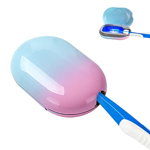 TAISHAN UV Sanitizer Toothbrush Case，Rechargeable Portable Mini Travel Tooth...